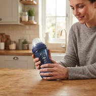 Nuvita Mimic 6032 Biberon Anticolica 250 ml con Tettarella Morbida