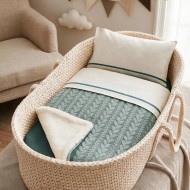 Coordinato Treccia Sherpa Linear Coccolissimi – Set Carrozzina