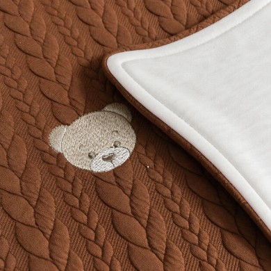 Coperta Treccia Bamboo Teddy Coccolissimi – Coperta Neonato