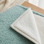 Coperta Fluffy Sherpa Rainbow Coccolissimi | Coperta neonato