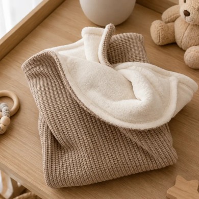 Coperta Filo foderata Sherpa Linear Coccolissimi | Limited Edition