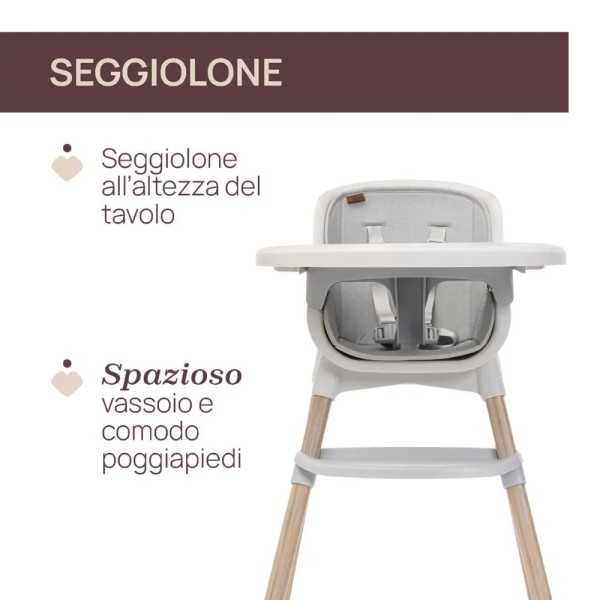 Seggiolone Zest Plus Chicco – Evolutivo 3 in 1 fino a 40 kg