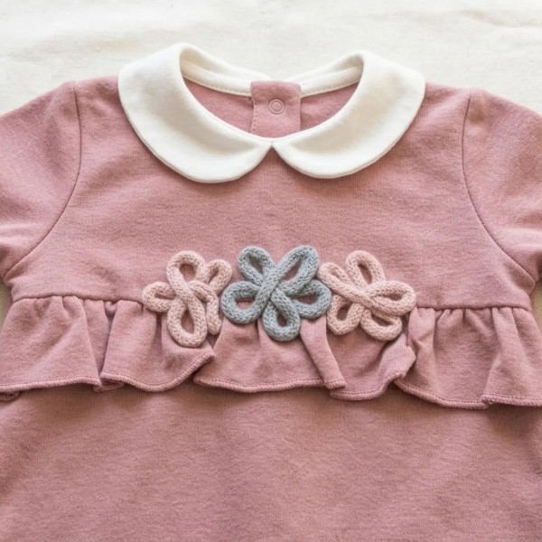 Tutina in Felpa Flowers Coccolissimi Chic