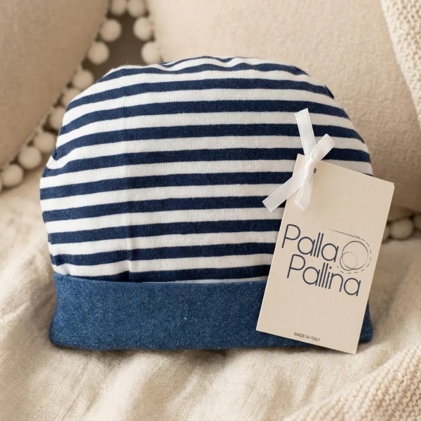 Set Cappellino e Babbucce Neonato Palla Pallina 100% Cotone