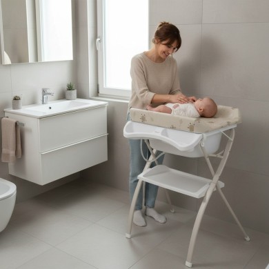 Kit Fantasy – Kit Nascita Completo Trio, Culla, Fasciatoio e Pappa