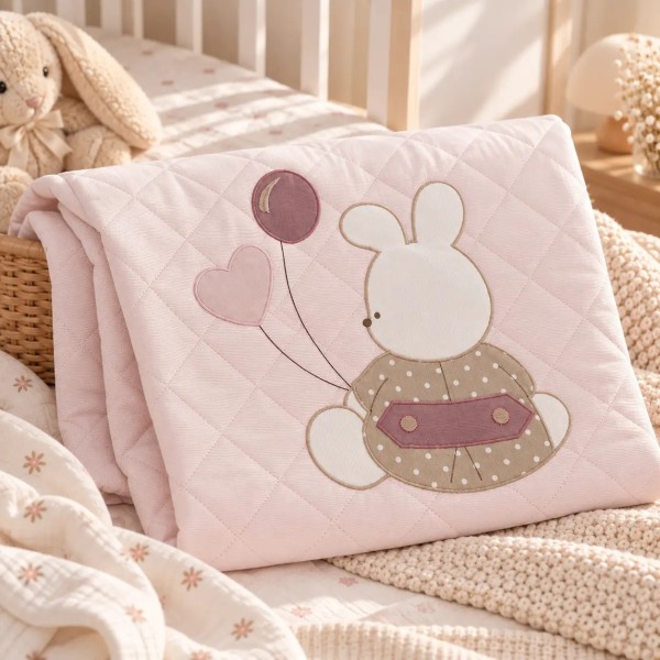 Coperta Lettino Cuoricini Palla Pallina 115x145 cm