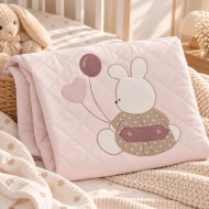 Coperta Lettino Cuoricini Palla Pallina 115x145 cm