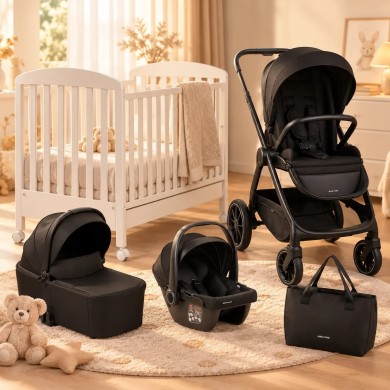 Kit Primo Nido – Trio Modena, Lettino BASIC Eco e Materasso