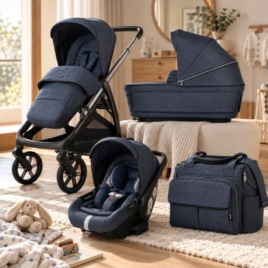 Trio Aptica Darwin 2024 Inglesina – Resort Blue con Dual Bag