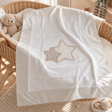 Copertina in Jersey Stars: un cielo di morbidezza per il tuo bebè La C