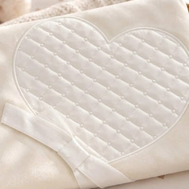 Copertina in Pile per Carrozzina "Cuore" Palla Pallina