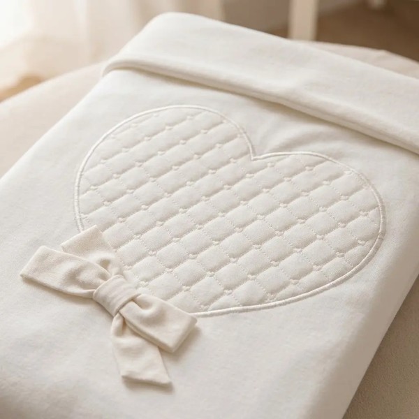 Coperta Jersey Carrozzina Cuore Palla Pallina 70x90