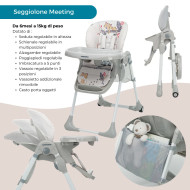 Kit Comfort: trio tic to, sdraietta e seggiolone pappa