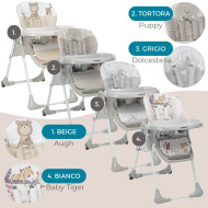 Kit Comfort: trio tic to, sdraietta e seggiolone pappa