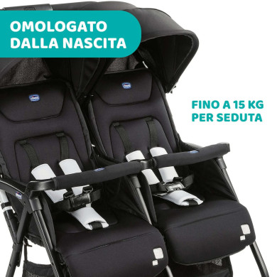 Passeggino gemellare OHlalà Twin Chicco