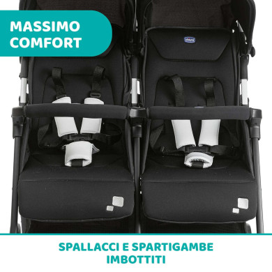 Passeggino gemellare OHlalà Twin Chicco