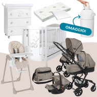 Kit Supreme con cameretta Timmy con Trio Up3 Foppapedretti, Pappananna