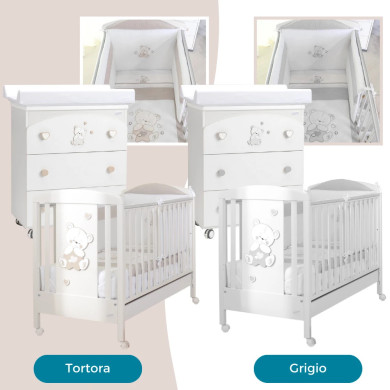 Kit Supreme con cameretta Timmy con Trio Up3 Foppapedretti, Pappananna