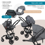 Kit Supreme con cameretta Timmy con Trio Up3 Foppapedretti, Pappananna