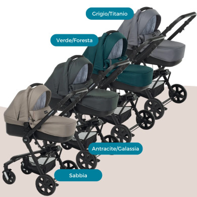 Kit Supreme con cameretta Timmy con Trio Up3 Foppapedretti, Pappananna