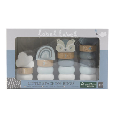 Anelli Impilabili in Legno - Quattro Torri Crescenti