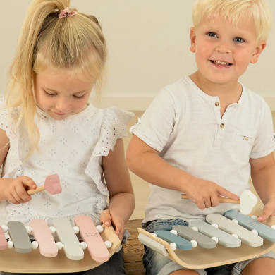 Xilofono Giocattolo in Legno di Faggio Certificato FSC