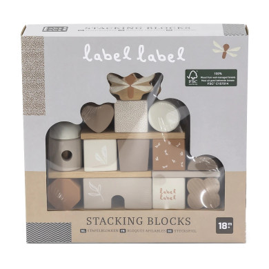 Casetta Blocchi Impilabili in Legno di Faggio Certificato FSC