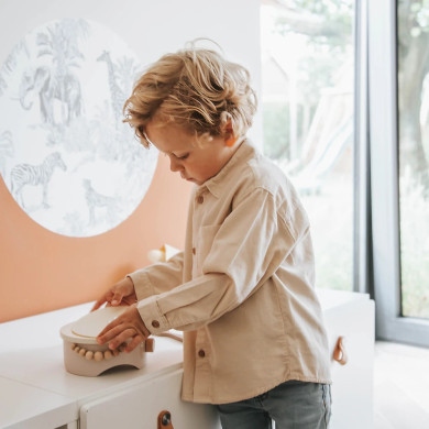 Set per Crepes in Legno di Faggio Certificato FSC