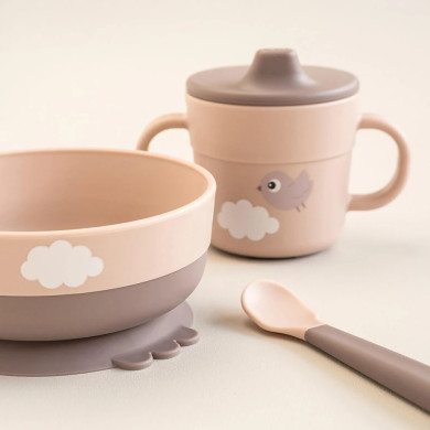 Set Pappa Foodie con Ciotola, Tazza e Cucchiaio