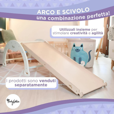 Arco Montessori Rainbow - Sviluppa Equilibrio e Agilità - Family Natio