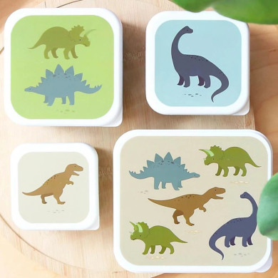 Set 4 Contenitori Porta Pranzo e Porta Merenda - A Little Lovely Compa