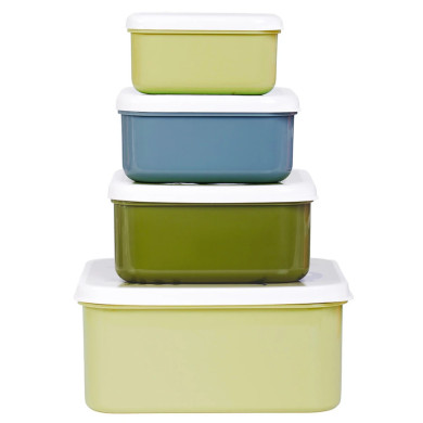 Set 4 Contenitori Porta Pranzo e Porta Merenda - A Little Lovely Compa