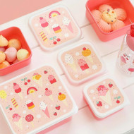 Set 4 Contenitori Porta Pranzo e Porta Merenda - A Little Lovely Compa