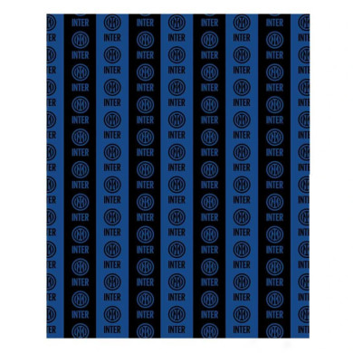 Plaid sherpa agnellato prodotto con Licenza Ufficiale FC Inter