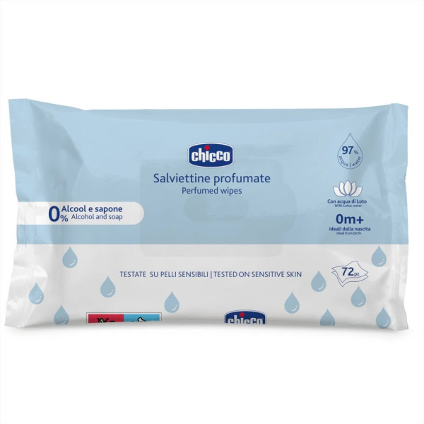 Multipack Gran Risparmio - 864 Salviettine Detergenti Chicco (12 pacchi da 72pz)