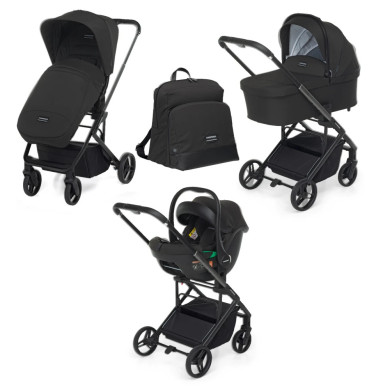 Trio TicToc i-Size Foppapedretti con coprigambe Footmuff e Borsa Pretty