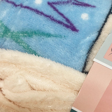 Coperta Plaid soft touch in coral - Licenza ufficiale Disney Frozen