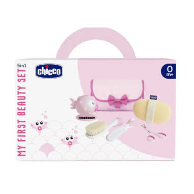 My First Beauty Chicco - Set 5 in 1 con accessori igiene del bebè