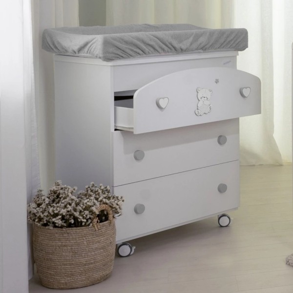 Fasciatoio Tondo 3 cassetti Timmy Coccolissimi