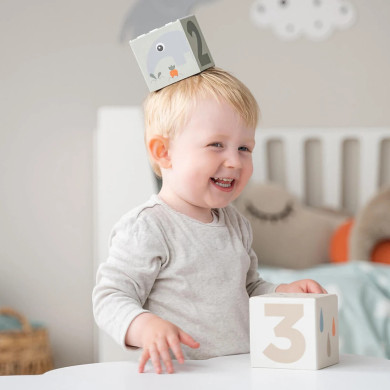 Gioco educativo per bambini 12M+ Cubi Impilabili 5 Pezzi Done By Deer