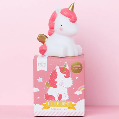 Lampada notturna LED  per bambini con timer 15 minuti - Unicorno