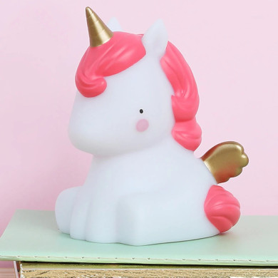 Lampada notturna LED  per bambini con timer 15 minuti - Unicorno