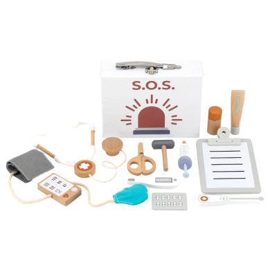 Set Valigetta del Dottore in Legno giocattolo per bambini - Tryco Baby