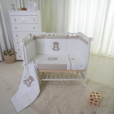 Lettino Compact fiancoletto Orso cuore Coccolissimi