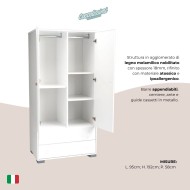 Armadio Quadro Orso cuore Coccolissimi