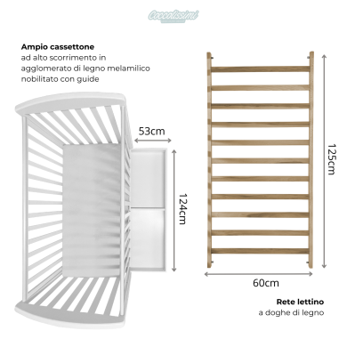 Lettino Basic ECO Coccolissimi