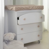 Fasciatoio Tondo 3 cassetti Basic Coccolissimi