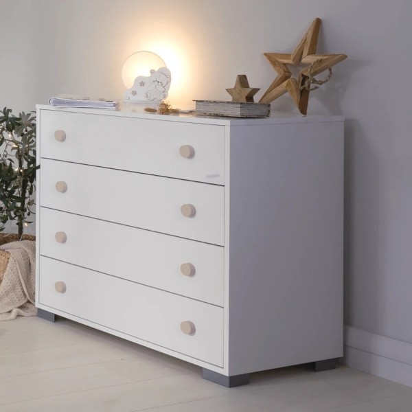 Comò Quadro 4 cassetti Basic Coccolissimi