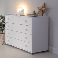 Comò Quadro 4 cassetti Basic Coccolissimi