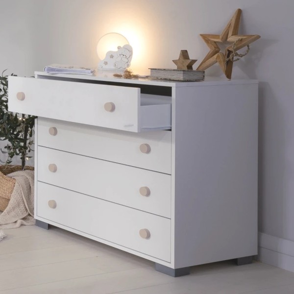 Comò Quadro 4 cassetti Basic Coccolissimi